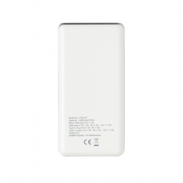 Logo trade promotional items picture of: Ultra fast 10.000 mAh powerbank with PD